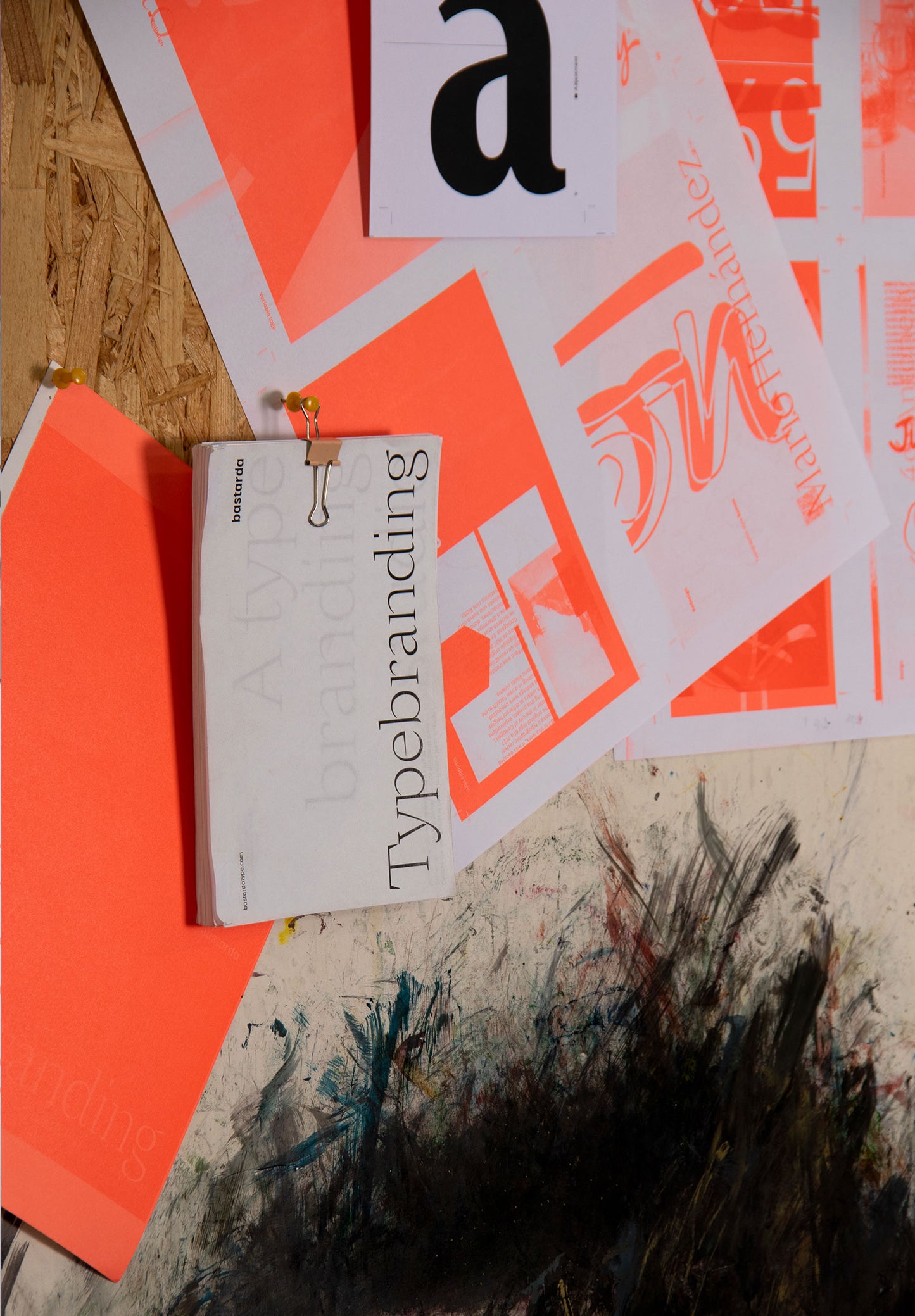 Custom logotype collection by bastardatype, editorial production.